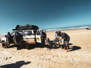 Pique nique à Fraser Island